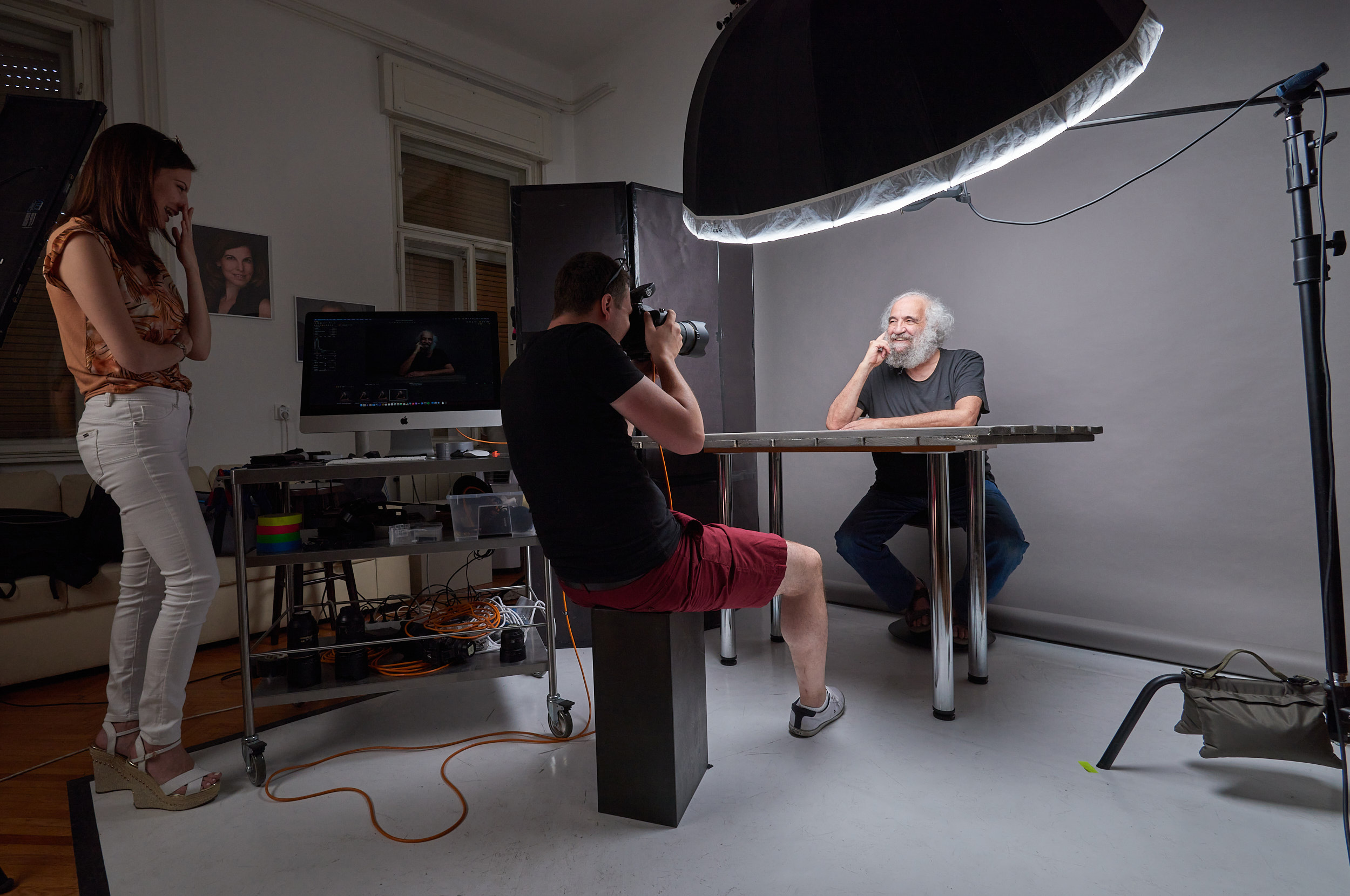 Mérő László fotózása